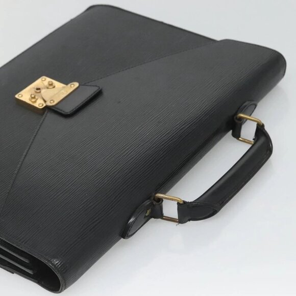 LOUIS VUITTON Epi Serviette Conseiller Business Bag Black - Picture 6 of 16